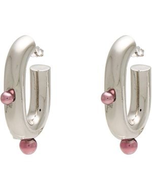 Rabanne Earrings - White