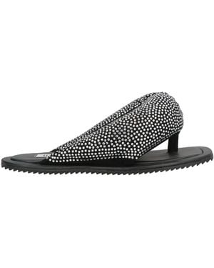 The Attico Thong Sandal Textile Fibres - White