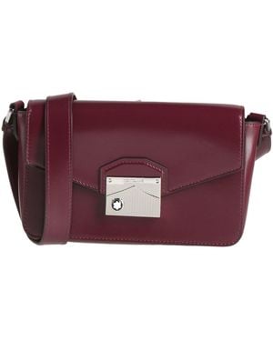 Montblanc Cross-Body Bag Leather - Purple