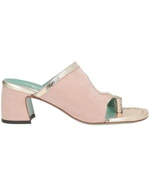 Paola D'arcano Thong Sandal Leather - Pink
