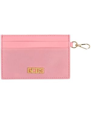 Gcds Cardholder Leather - Pink
