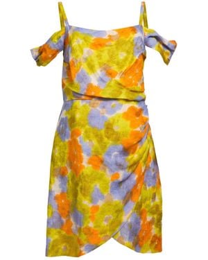 Marella Mini Dress Linen - Yellow