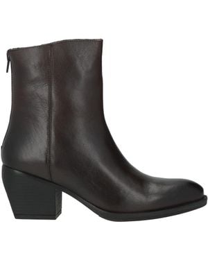 CafeNoir Ankle Boots Leather - Black