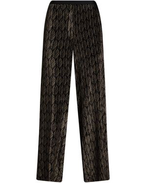 Siyu Pants Viscose, Silk - Black