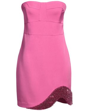 Patrizia Pepe Mini Dress Polyester, Glass - Pink