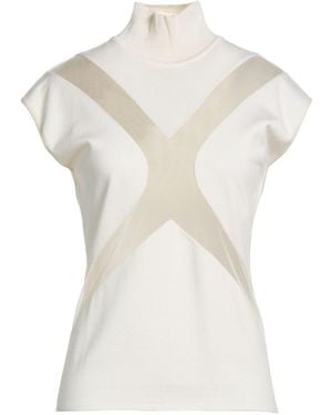 Genny Ivory Turtleneck Viscose, Polyester, Polyamide - White