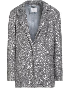 Manila Grace Blazer Polyester, Elastane - Gray