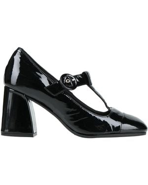 Carmens Pumps Leather - Black