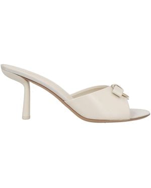 Ferragamo Sandals Leather - Natural