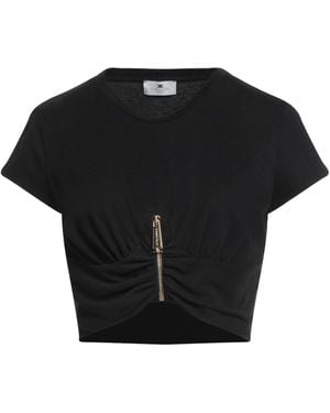 Elisabetta Franchi T-Shirt Cotton - Black