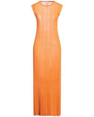 Alysi Maxi Dress Cotton, Polyester - Orange