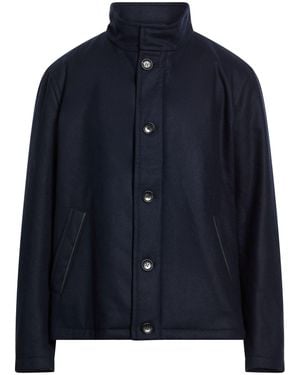 Bally Midnight Jacket Virgin Wool, Cashmere - Blue