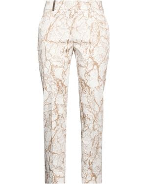 Peserico Trousers Cotton, Elastane - Natural