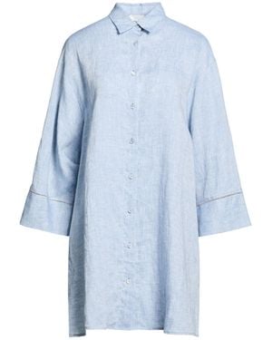 Peserico Shirt Linen - Blue