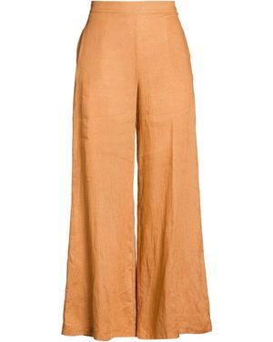 SKILLS & GENES Pants Linen - Orange