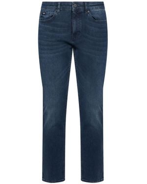 BOSS Jeans Cotton, Elastane - Blue