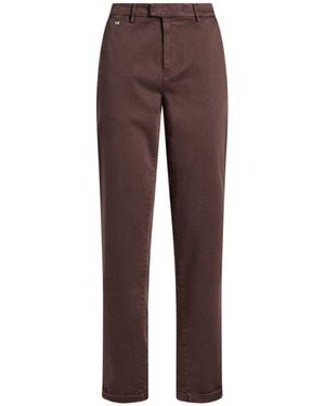 Tramarossa Trousers Cotton, Polyester, Elastane - Brown
