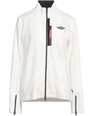 Aeronautica Militare Sweatshirt Cotton, Elastane - White