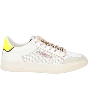 Replay Sneakers Leather, Synthetic Material - White