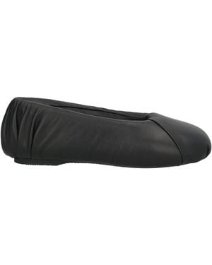 JW Anderson Ballet Flats Lambskin - Black