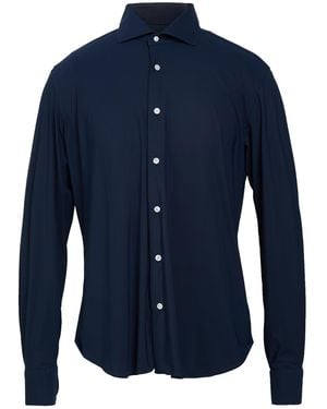 Barba Napoli Shirt Polyamide, Elastane - Blue