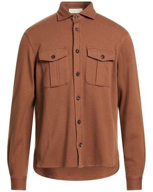 FILIPPO DE LAURENTIIS Shirts - Brown