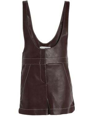Philosophy Di Lorenzo Serafini Overalls Polyacrylic, Polyurethane Resin - Brown