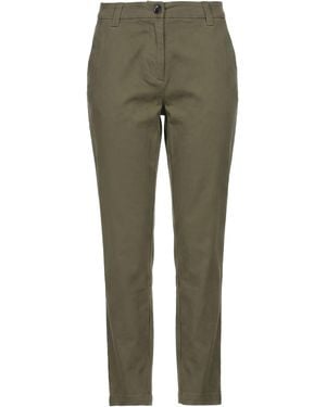 Bruno Manetti Military Pants Viscose, Polyester - Green
