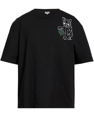 Loewe Camiseta - Negro