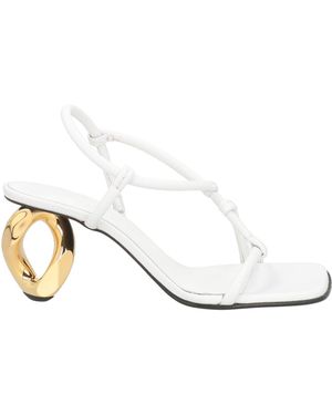 JW Anderson Sandals Calfskin - White
