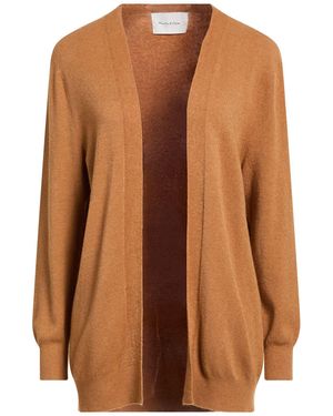 Manila Grace Camel Cardigan Viscose, Polyester, Polyamide - Brown