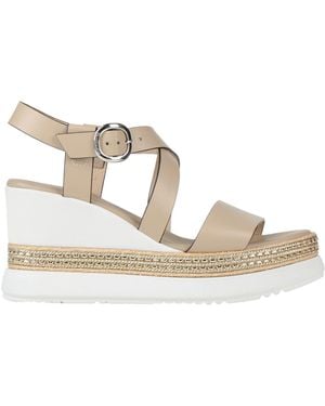 Nero Giardini Sandals Textile Fibres - Natural