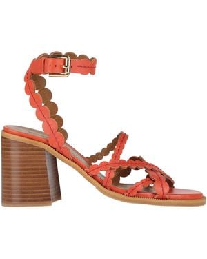 See By Chloé Sandals Leather - Red