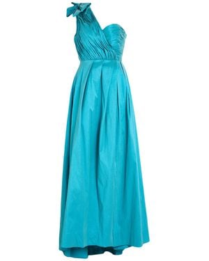Tassos Mitropoulos Maxi Dress Polyester, Polyamide, Elastane - Blue