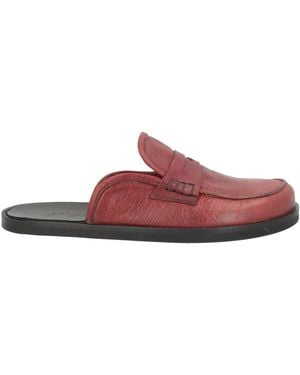 Sangue Mules & Clogs - Red