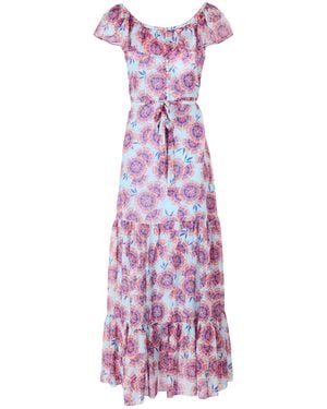 Saloni Maxi Dress - Purple