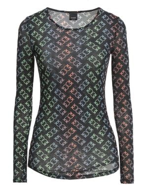 Pinko T-Shirt Nylon, Elastane - Black