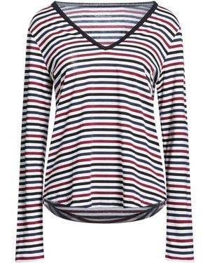 Majestic Filatures Burgundy T-Shirt Lyocell, Organic Cotton - Blue