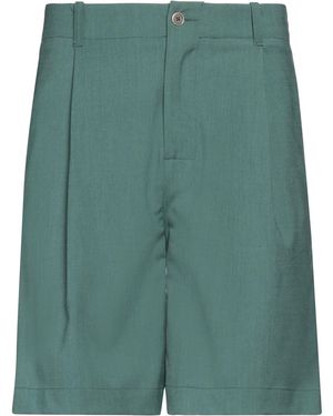 Daniele Alessandrini Shorts & Bermuda Shorts Polyester, Viscose, Elastane - Green