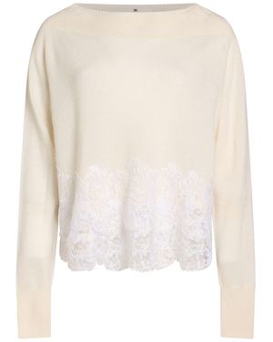 Ermanno Scervino Sweater Cashmere, Polyester, Cotton, Polyamide - White