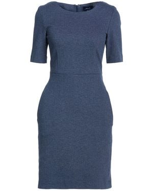 GANT Mini Dress Cotton, Polyamide, Elastane - Blue