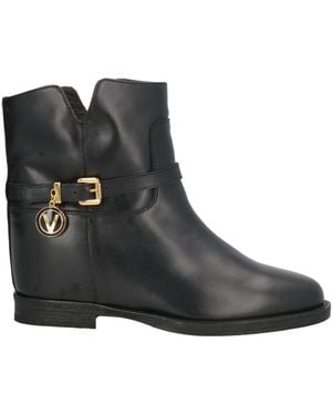 Via Roma 15 Ankle Boots Leather - Black