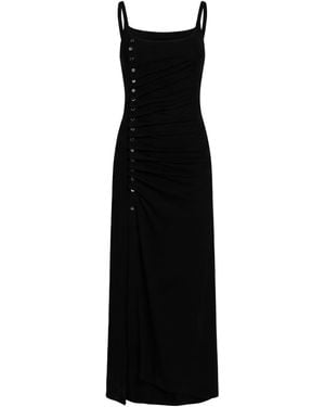 Rabanne Maxi Dress Viscose, Elastane - Black