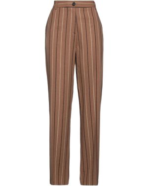 T-jacket By Tonello Camel Pants Viscose, Polyester, Wool, Elastane - Brown