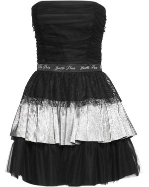 Gaelle Paris Mini Dress Polyester, Cotton, Elastane - Black