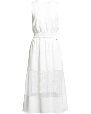 ARMANI EXCHANGE Midi Dress Polyester - White
