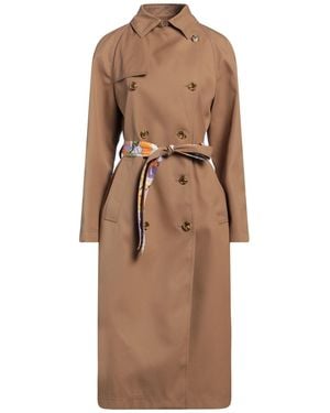 La DoubleJ Camel Overcoat & Trench Coat Polyester, Cotton - Brown