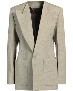 Victoria Beckham Blazer Wool, Polyamide, Silk, Polyester - Natural