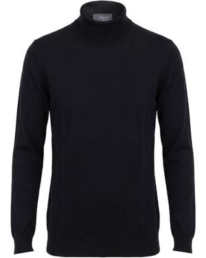 Drumohr Turtleneck Merino Wool - Blue
