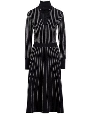 Elisabetta Franchi Midi Dress - Black